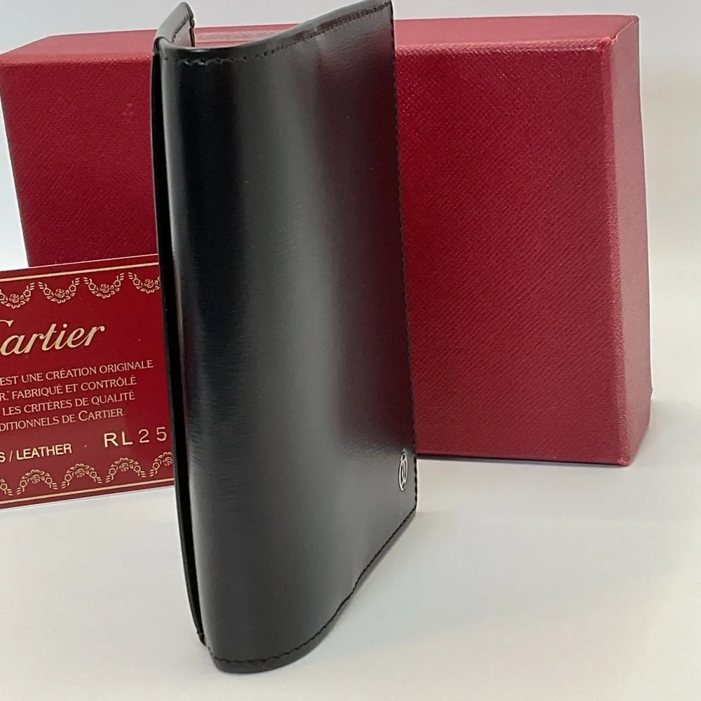 Cartier Black Leather Card Holder